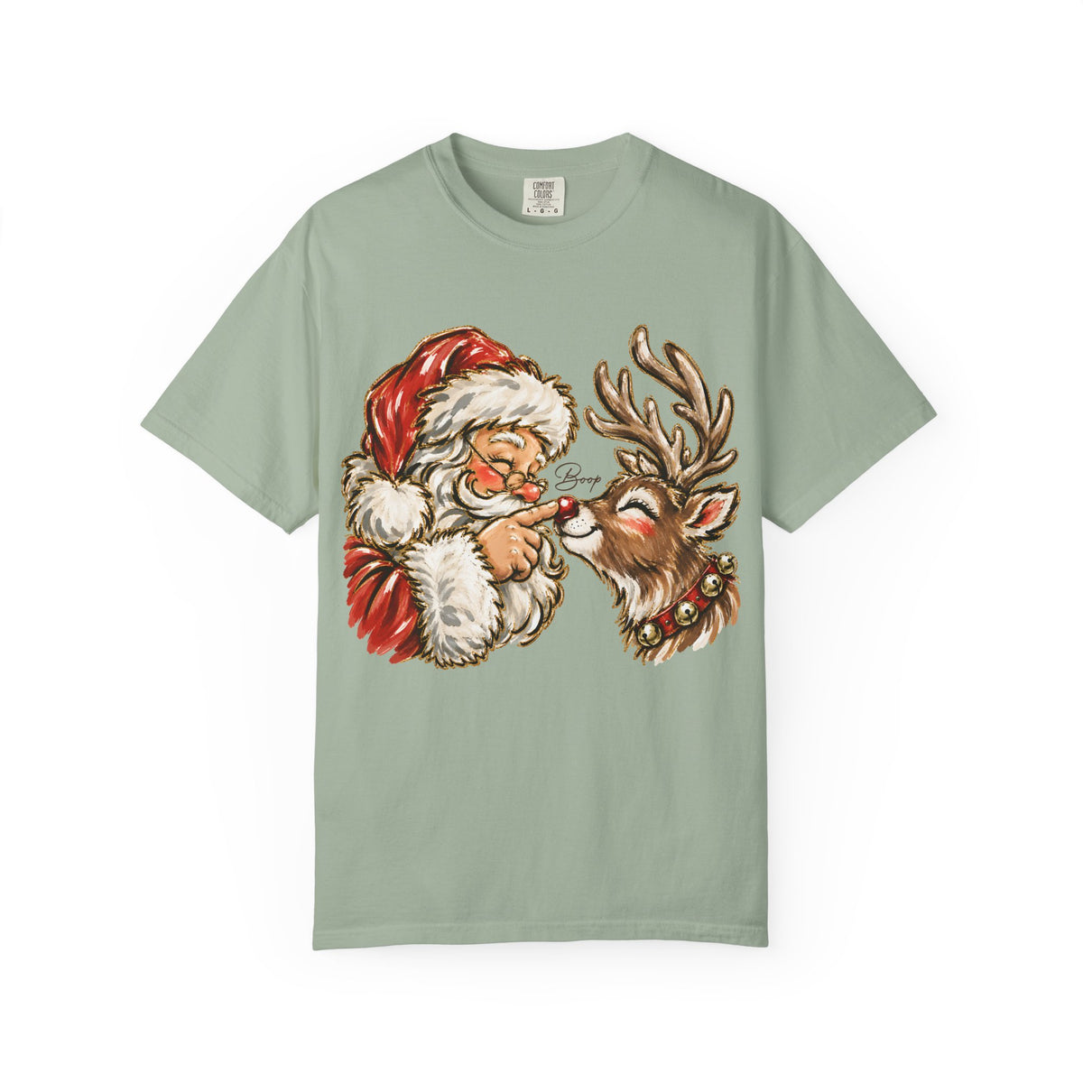 Santa and Rudolph T-shirt