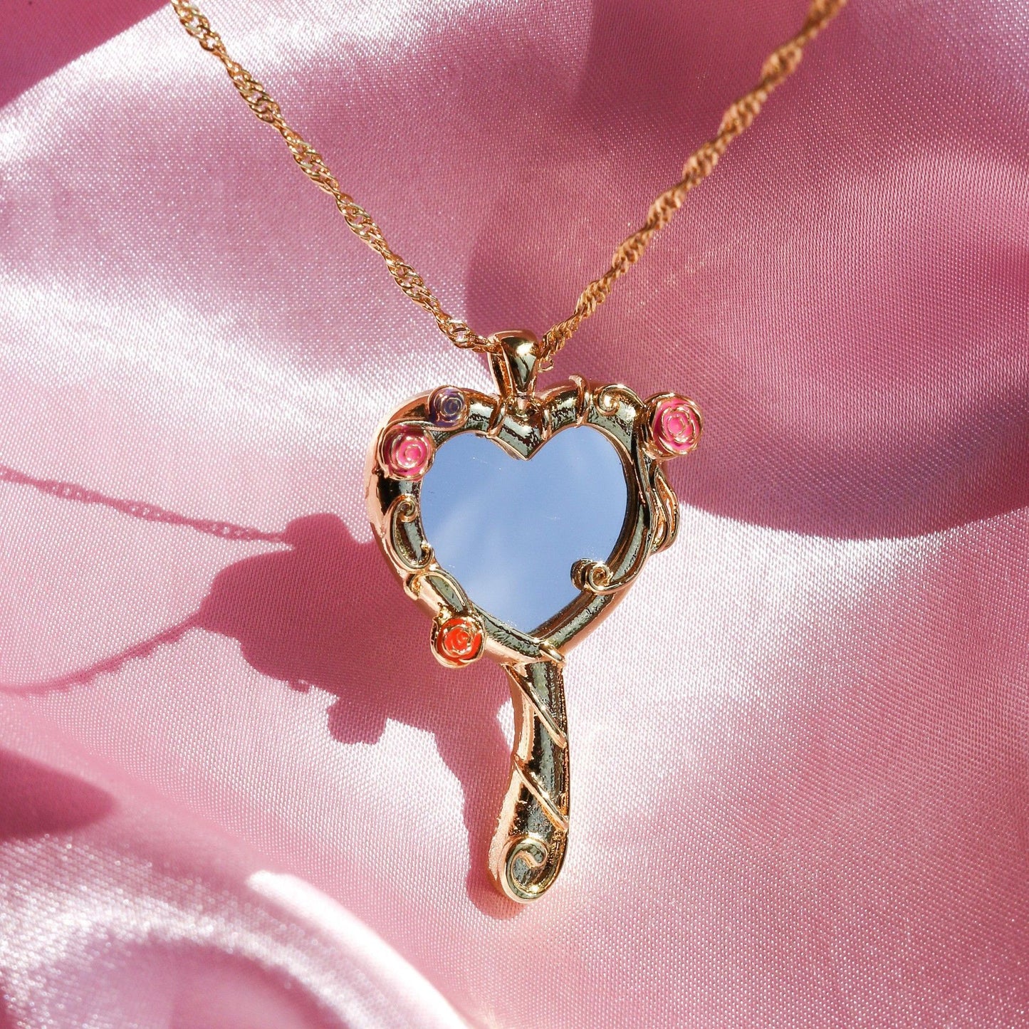 Heart Mirror Necklace