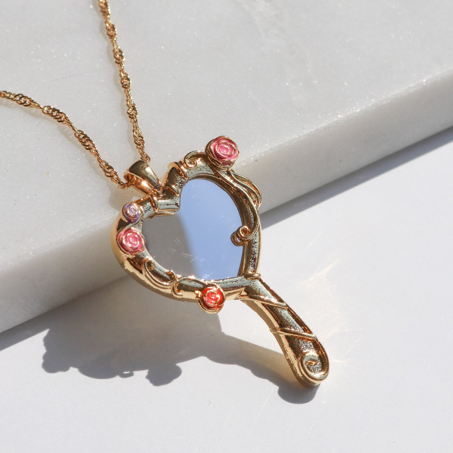 Heart Mirror Necklace